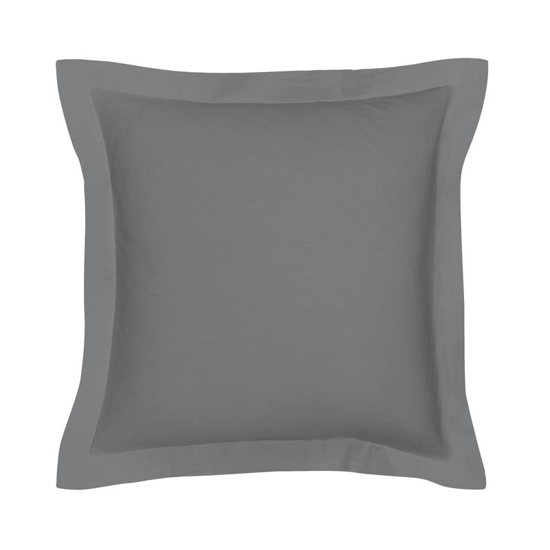 Taie d'oreiller 63x63cm  gris