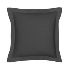 Taie d'oreiller 63x63cm  noir