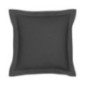 Taie d'oreiller 63x63cm  noir