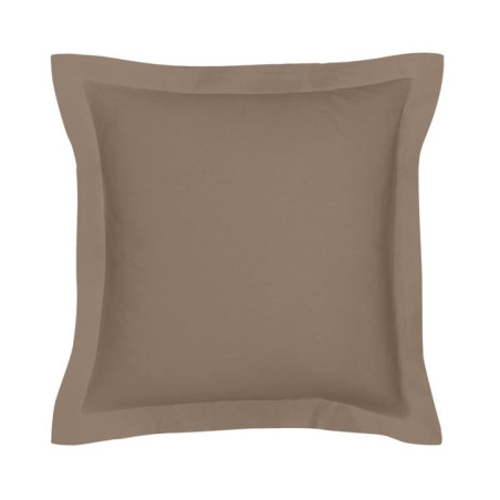 Taie d'oreiller 63x63cm  taupe