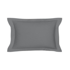 Taie d'oreiller 50x70cm  gris
