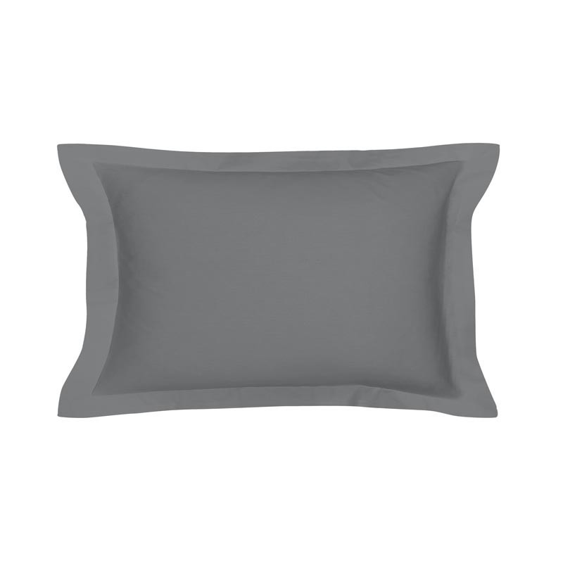 Taie d'oreiller 50x70cm  gris