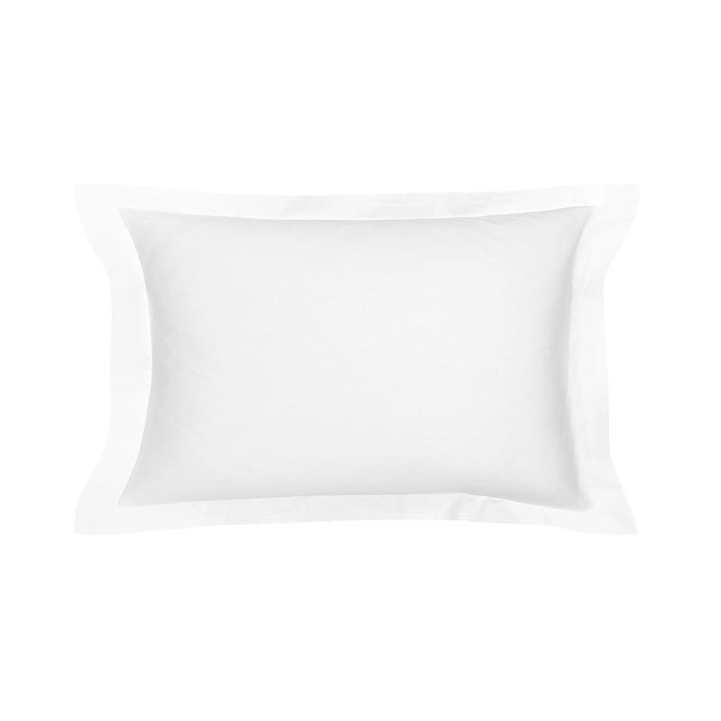 Taie d'oreiller 50x70cm  blanc
