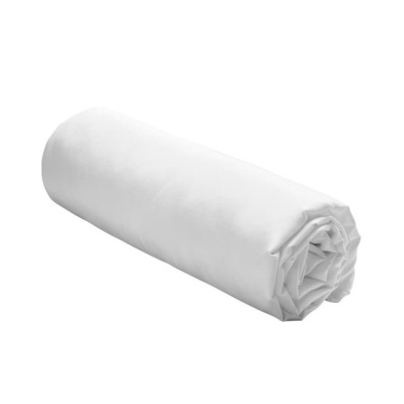 Drap housse 160x200cm blanc