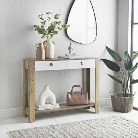 Console rustique