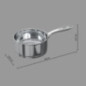 Casserole 18cm inox resilience