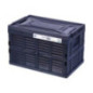 Caisse de rangement pliable noir