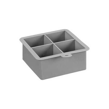 Bac 4 glacons large en silicone