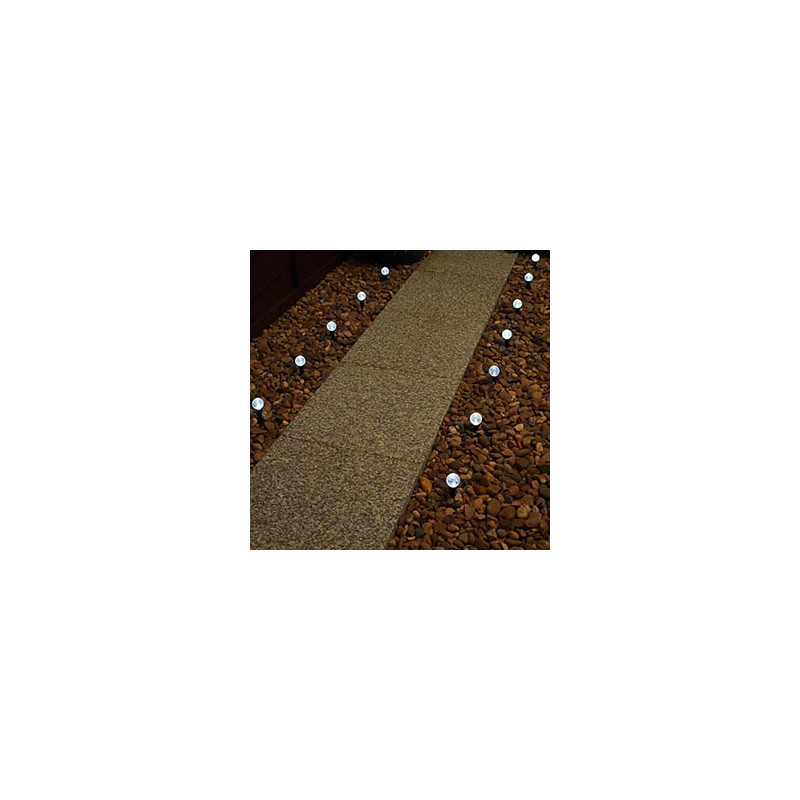 Lot x20 piquets solaires bulles
