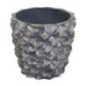 Pot uf gizeh argent o18.5h18cm
