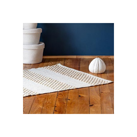Tapis coton jute 120x170cm