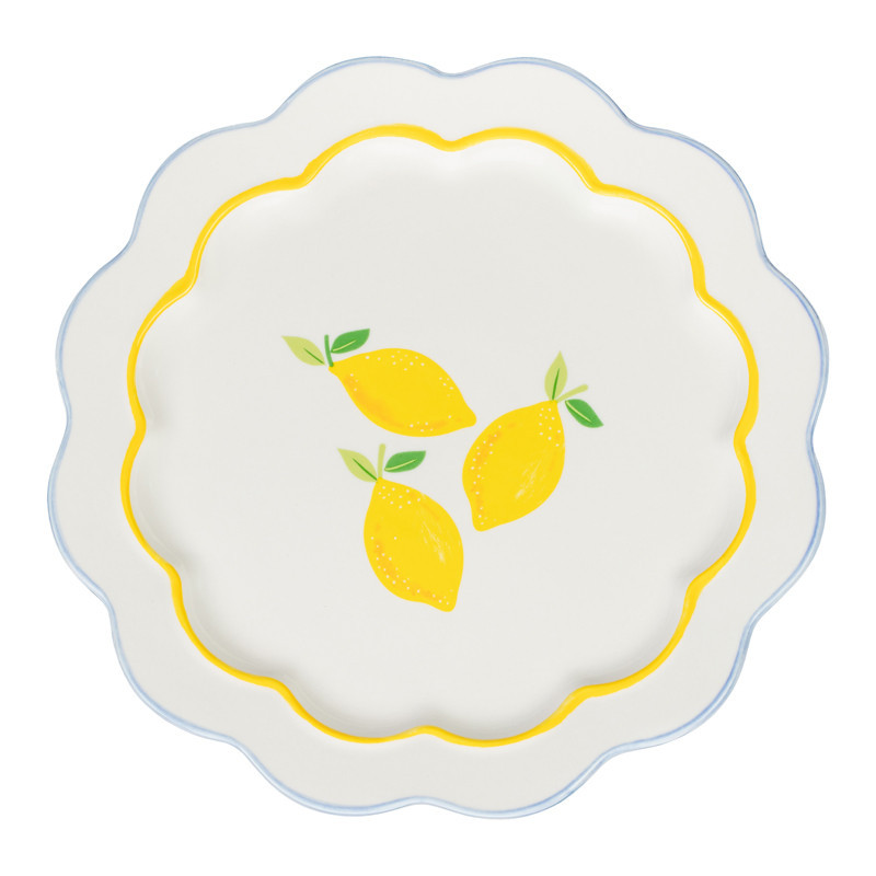 Assiette de presentation citron
