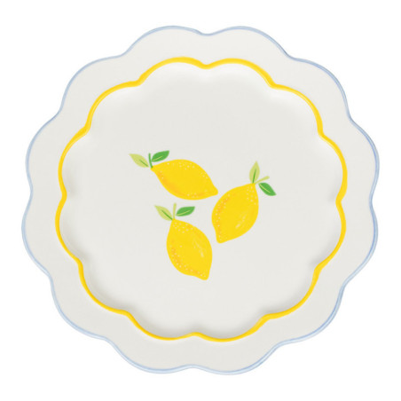 Assiette de presentation citron