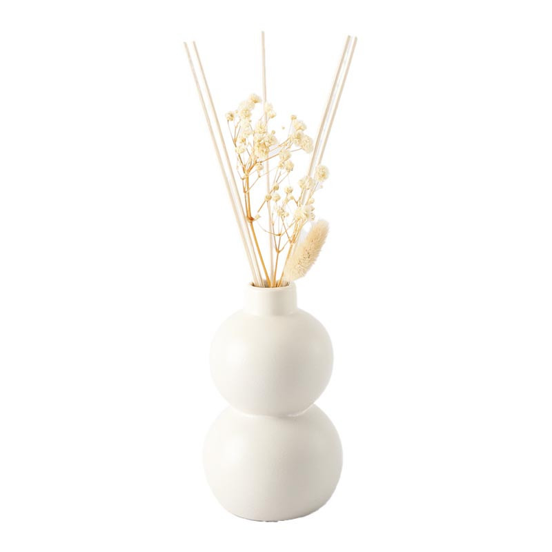Diffuseur beige avec pampas