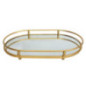Plateau metal gold 33x21cm