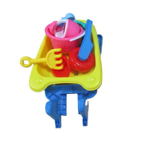 Set de plage brouette 10 pcs