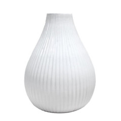Petit vase rond strie