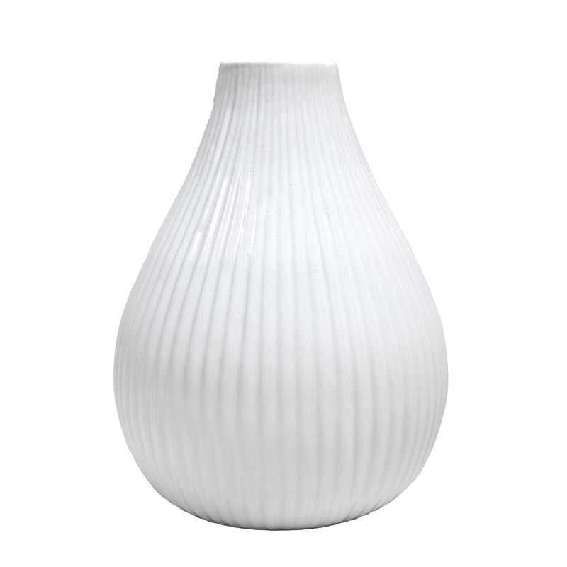 Petit vase rond strie