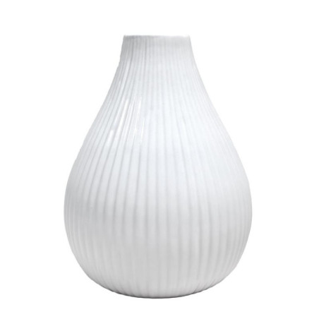 Petit vase rond strie