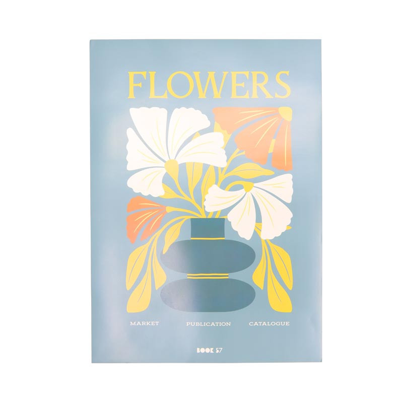 Affiche fleurs 50x70cm