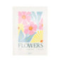 Affiche fleurs 50x70cm