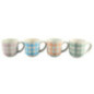 Set de 4 mugs carreaux