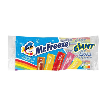 Sucette a glacer geant 8x105ml