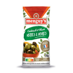 Olives noires et vertes 170g