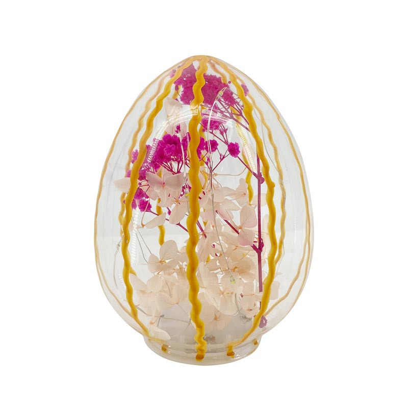 uf de deco led avec fleurs h15c