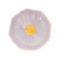 Assiette creuse fleure violette