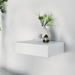 Etagere 1 tiroir blanc