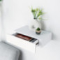 Etagere 1 tiroir blanc