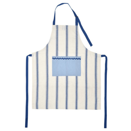 Tablier bleu