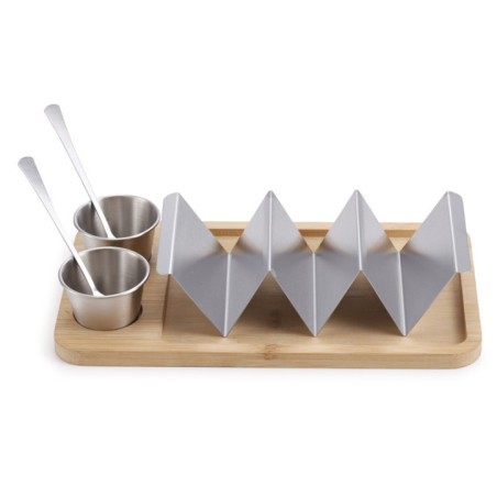 Set planche porte-tacos 4 pcs