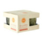 Set 4 verres colores stries desi