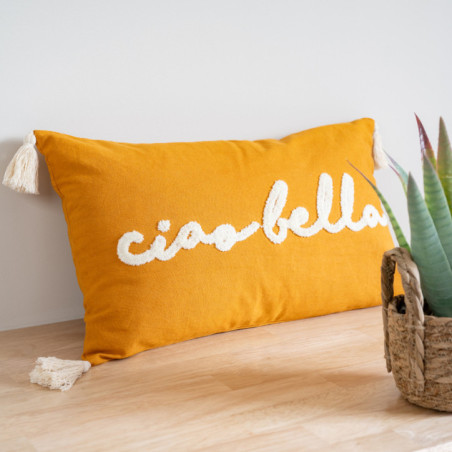 Coussin ciao bella 50x30cm