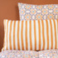 Coussin deperlant raye 70x40cm