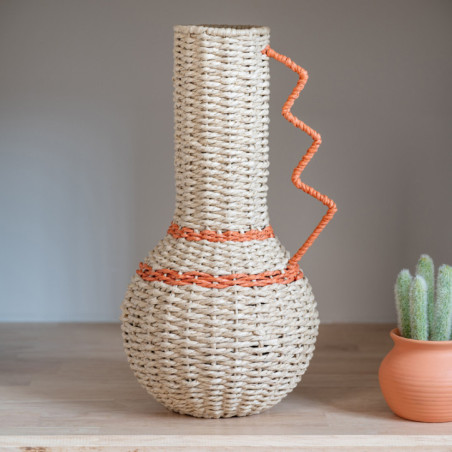 Vase tresse avec anse