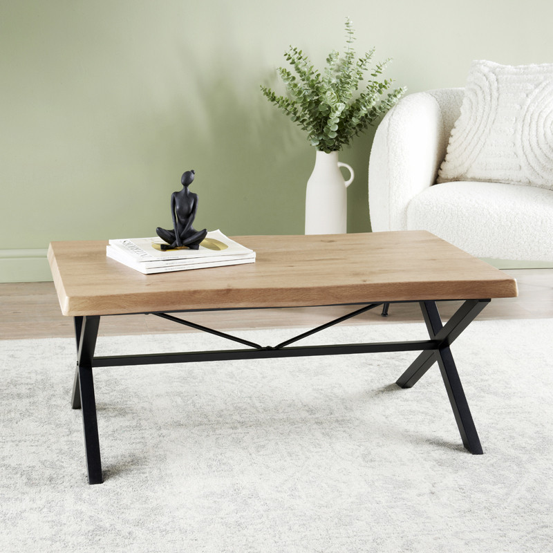Table basse bords irreguliers