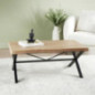 Table basse bords irreguliers