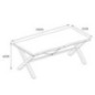 Table basse bords irreguliers