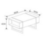Table basse 1 tiroir