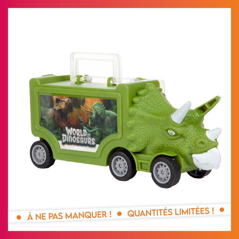 Camion avec dinosaure