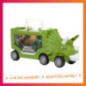 Camion avec dinosaure