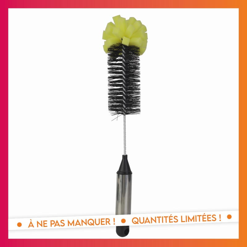 Brosse goupillon bout en eponge