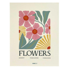 Livre boite fleurs 33x25x4.2cm