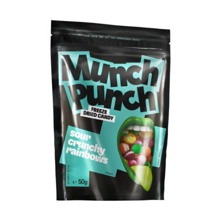 Bonbon sour crunchy rainbows 50g