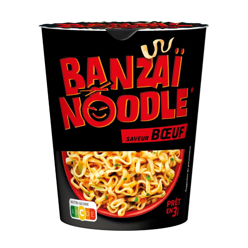 Banzai noodle boeuf 67g