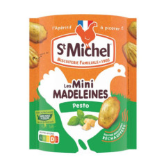 Mini madeleines au pesto 100g