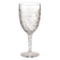 Verre a vin effet craquele
